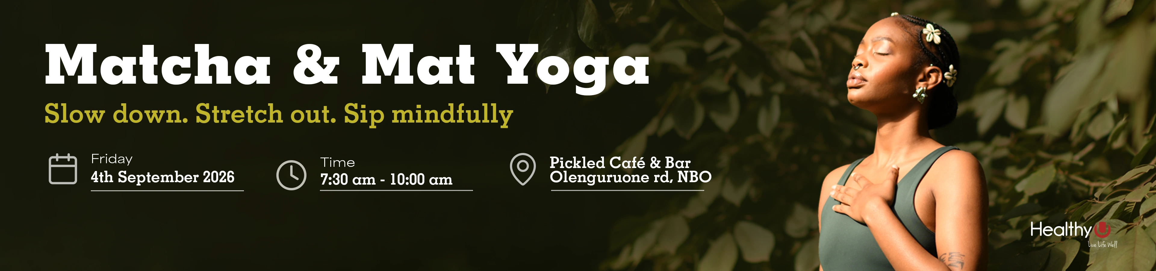 Matcha & Mat Yoga