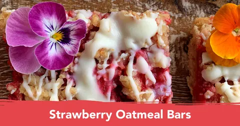 Strawberry Oatmeal Bars
