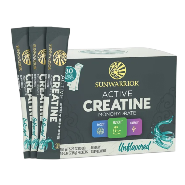 Sunwarrior Active Creatine Monohydrate Unflavored Powder 5g