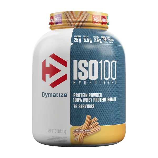 Dymatize Iso 100% Whey Prot. Isolate Cinnamon Churro Pwdr 2.3kg #60115
