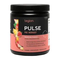 Legion Pulse Stim-Free Pre-Workout Tropical Punch Pwdr 20svs/432g #Lpulctp20s