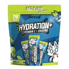 Nexus Hydration+ Pwdr Razz & Lime Flavor 24svs/192g