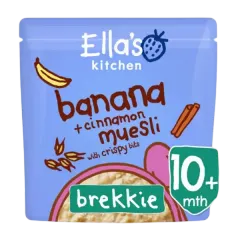 Ella's Kitchen Org Banana+Cinamon Muesli S3 215g#Ek385