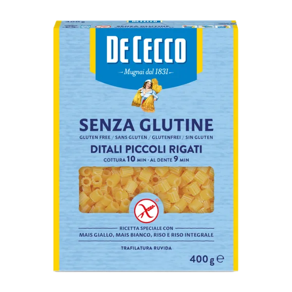 Dececco Gf Ditali Piccoli Rigati Pasta 400g #0gf0069