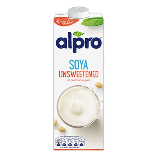 Alpro Soya Wholebean Milk Unswet (Red)1lt