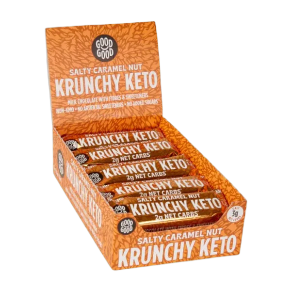 Viahealth Salted Caramel Nut Krunchy Keto Bar 35g #Eugb393