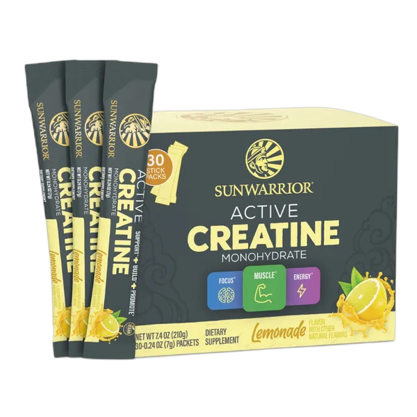Sunwarrior Active Creatine Monohydrate Lemonade Powder 7g
