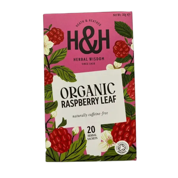 Heath And Heather Organic Raspberry Leaf 20’S