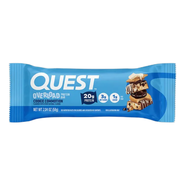 Quest Overload Cookie Protein Bar 58g