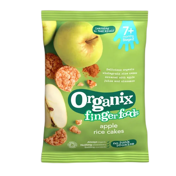 Organix Apple Rice Cake Clouds 40g
