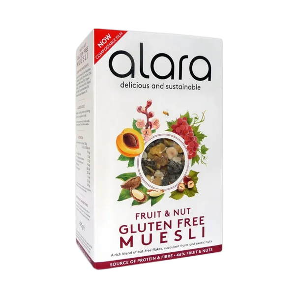 Alara Gf Fruit & Nut Muesli 475gm