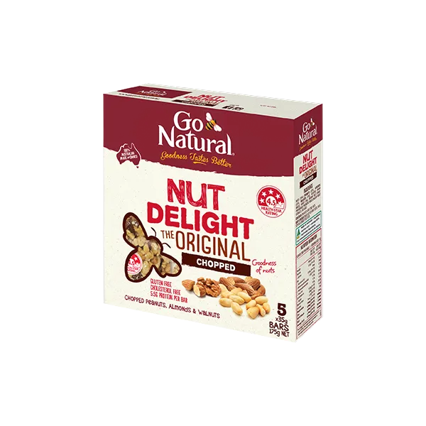 Go Natural Gluten Free Nut Delight Bar - Original 40g