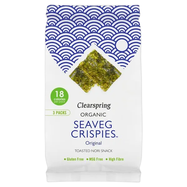 Clear Spring Org Sea Veg Crispies Original 4g #Svc0101.004