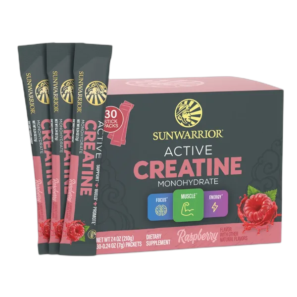 Sunwarrior Active Creatine Monohydrate Raspberry Powder 7g
