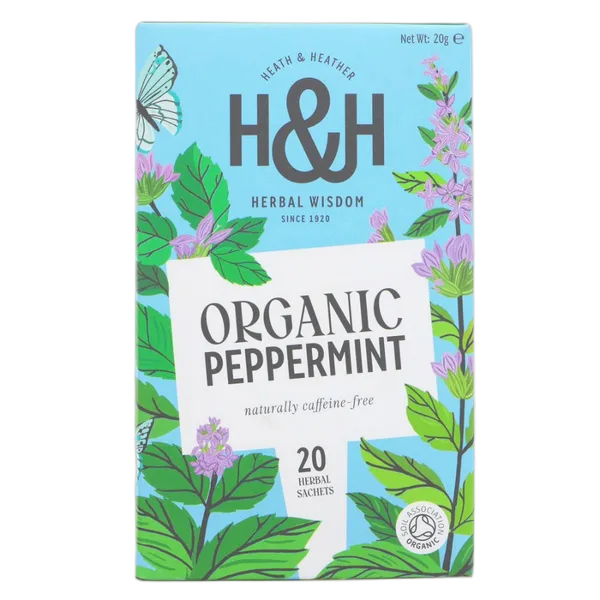 Heath And Heather Organic Peppermint 20’S
