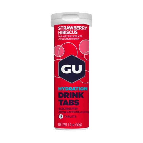 Gu Strawberry Hibiscus Drink Tabs 54gm
