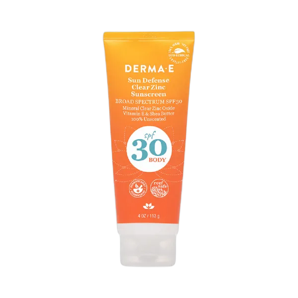 Derma E Sun Defense Clear Zinc Sunscreen Lotion Spf30 4oz/113g