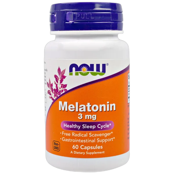 Now Melatonin 3mg 60caps