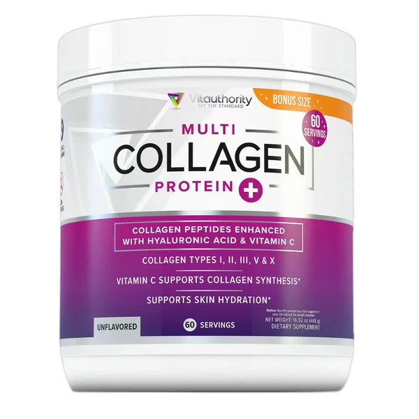 Vitauthority Multi Collagen Protein Peptides Unflavoured 60svs 468g