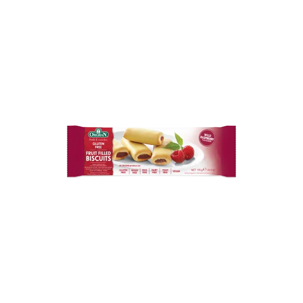 Orgran Gluten Free Wild Raspberry Biscuits 175gm