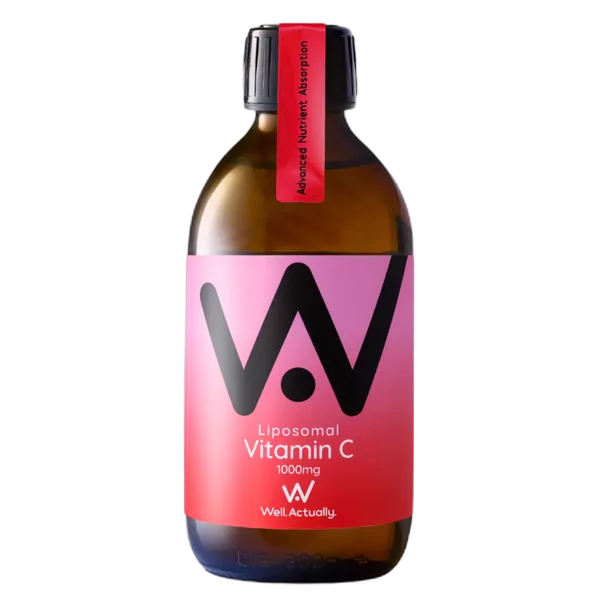 Well Actually Liposomal Vit C S/Berry & Lychee Flavor 1000mg 250ml