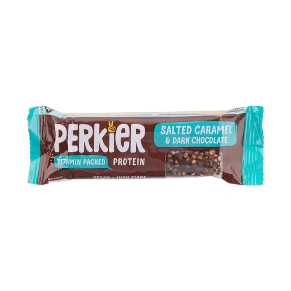 Perkier Salted Caramel Dark Chocolate Protein Bar 37g