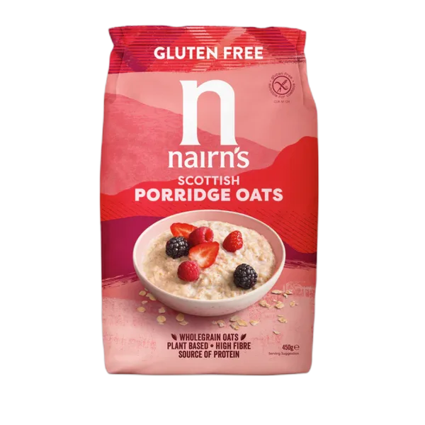 Nairn’S Gf W/Grain Porridge Oats 450gm