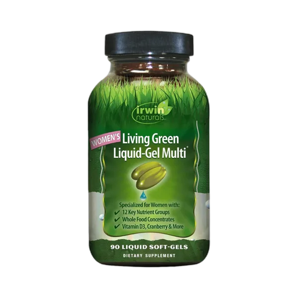 Irwin Naturals Living Green Liquid-Gel Multi For Women 90ct
