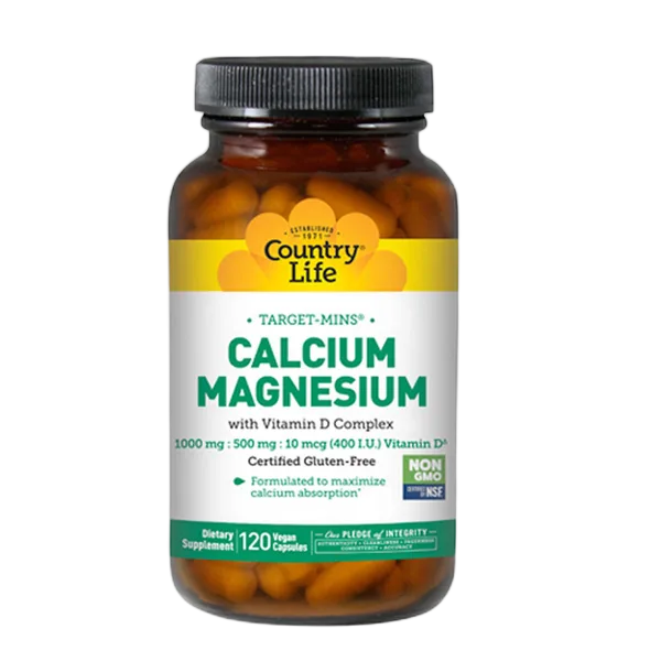 Country Life Cal-Mag With Vitamin D Complex 120'S
