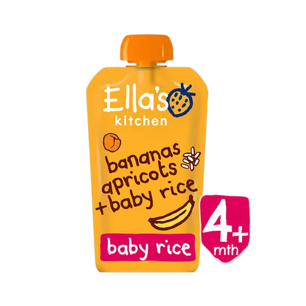Ella'S Kitchen Org Bananas Apricots+Baby Rice 120g