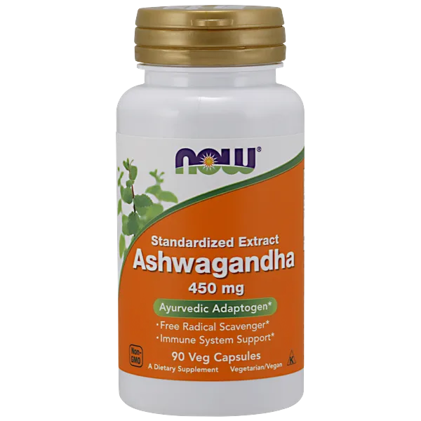 Now Ashwagandha 450mg 90 Caps