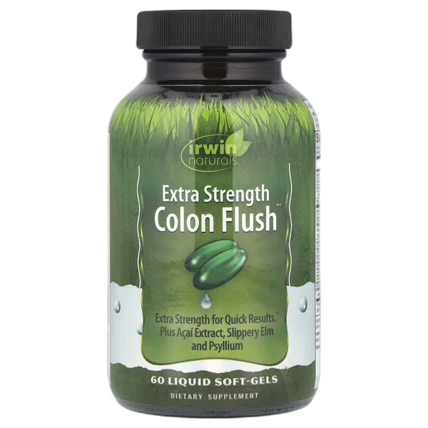 Irwin Naturals Colon Flush Extra Strength 60 Liquid Softgels