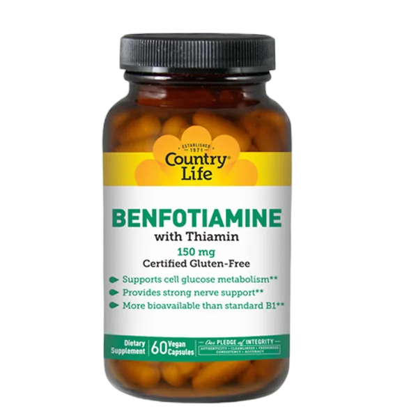 Country Life Benfotiamine 150mg 60'S