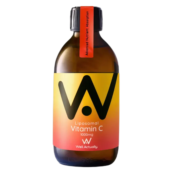 Well Actually Liposomal Vit C Fruit Fusion Flavor 1000mg 250ml