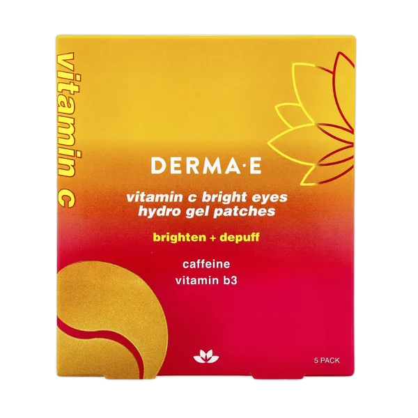 Derma E Vit C Bright Eyes Hydro Gel Patches X5 Pk