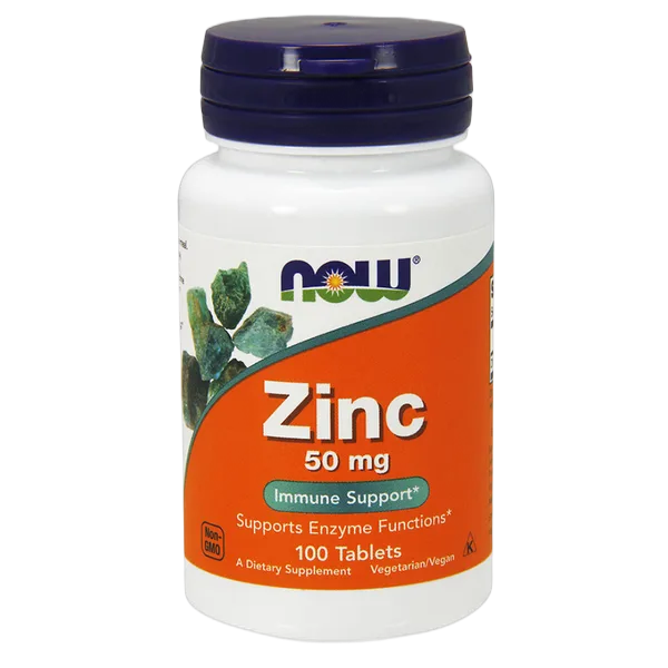 Now Zinc 50mg 100tabs