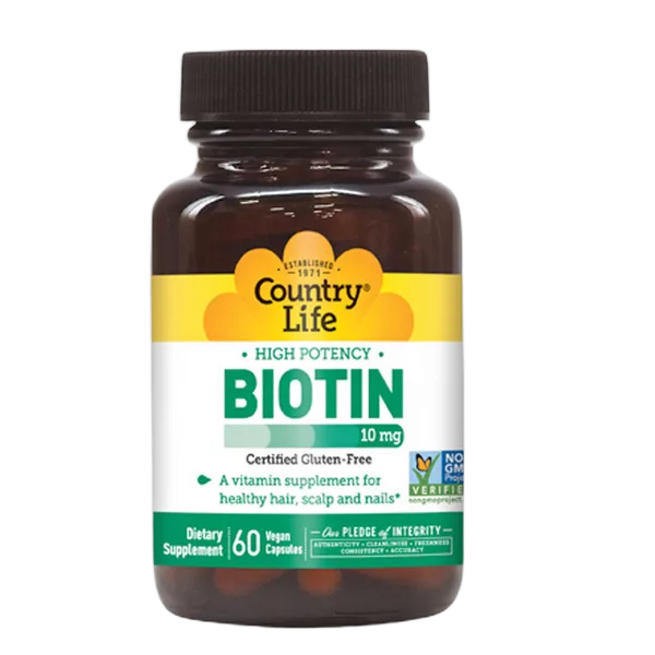 Country Life Biotin 10mg 60'S