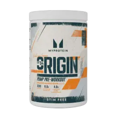 My Protein Origin Pump Pre-Workout Stim Free Orange Mango Soda Flavor 600g