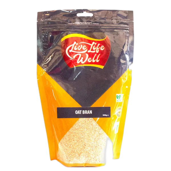 Live Life W Org Oat Bran 500g