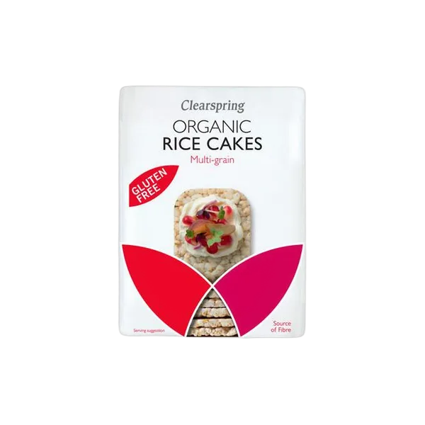 Clearspring Organic Rice Cakes Multigrain 130g