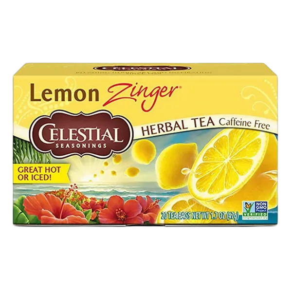 Celestial Cf Lemon Zinger Herbal Tea 20s (47g)