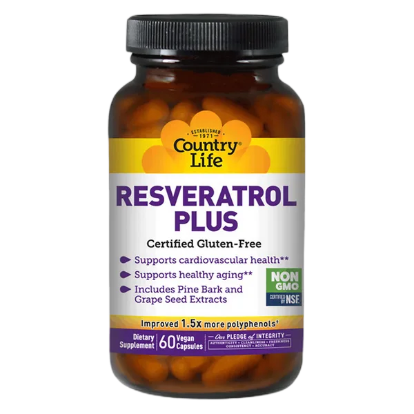 Country Life Resveratrol Plus 60s