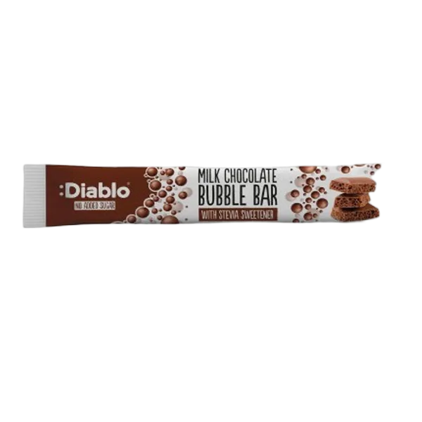 Diablo Nas Gf Milk Chocolate Crispy Rice With Stevia 75g