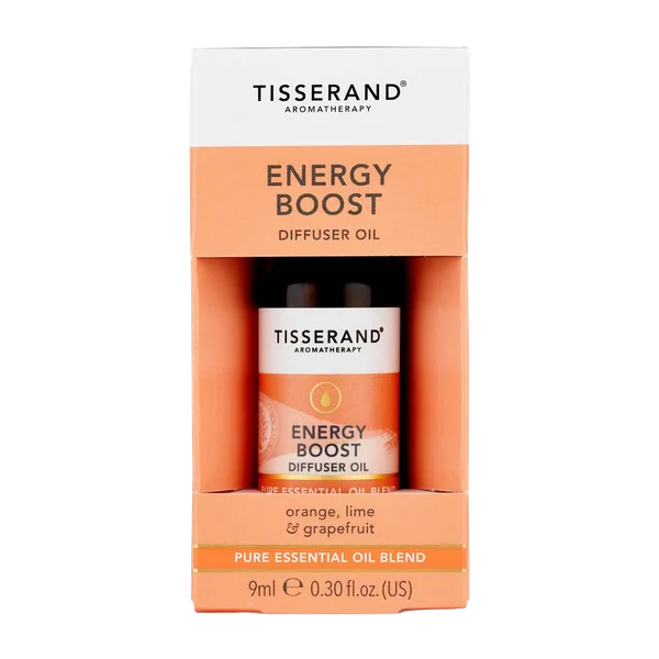 Tiss Energy Boost Pure Ess. Oil Blend Orange,Lime & G/Fruit 10ml #Rb213
