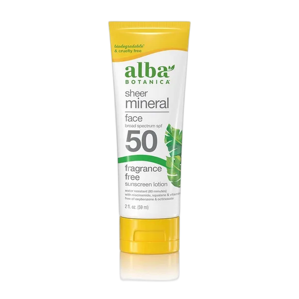 Alba Sheer Mineral Sunscreen Lotion Spf50 (2oz) 59ml