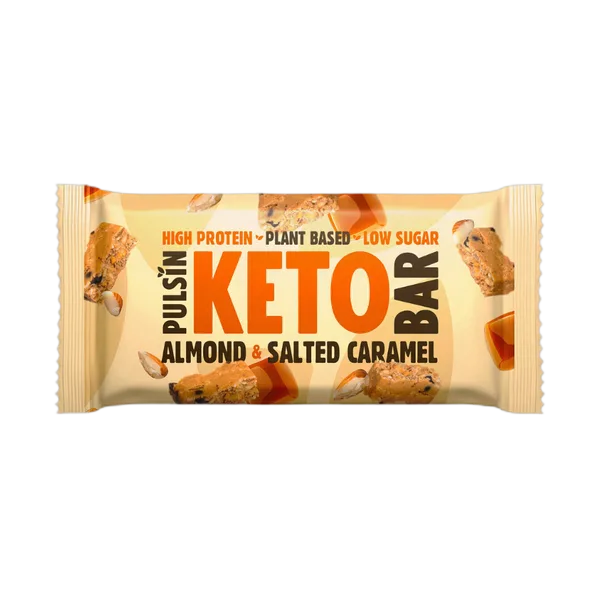 Pulsin Keto Almond & Salted Caramel Protein Bar 50g