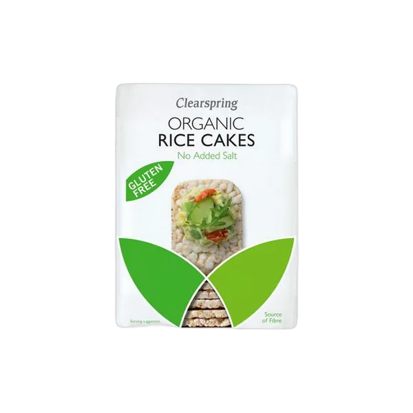 Clearspring Organic Rice Cakes No Added Salt 130g