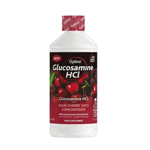 Optima Hcl Glucosamine Sour Cherry Juice Concentrate 1ltr