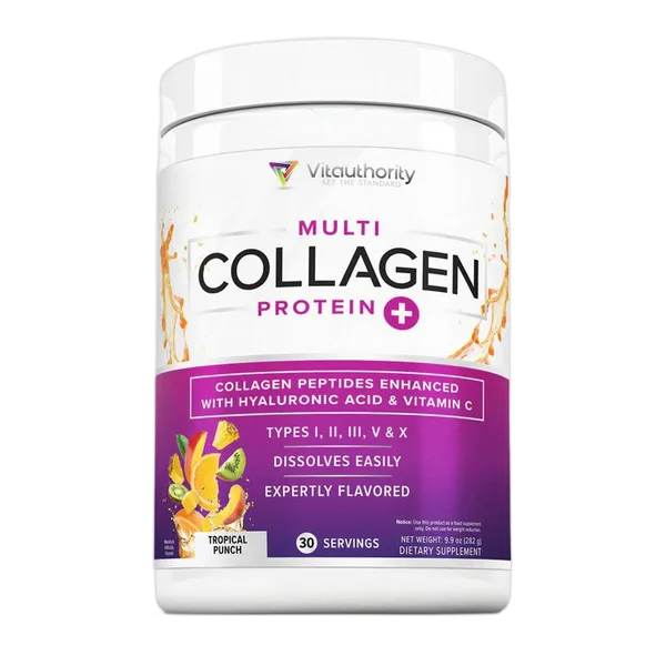 Vitauthority Multi Collagen Protein Tropical + Punch 30svs 282g
