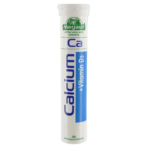 Megavit Cal+ Vit D3 20 Eff Tabs